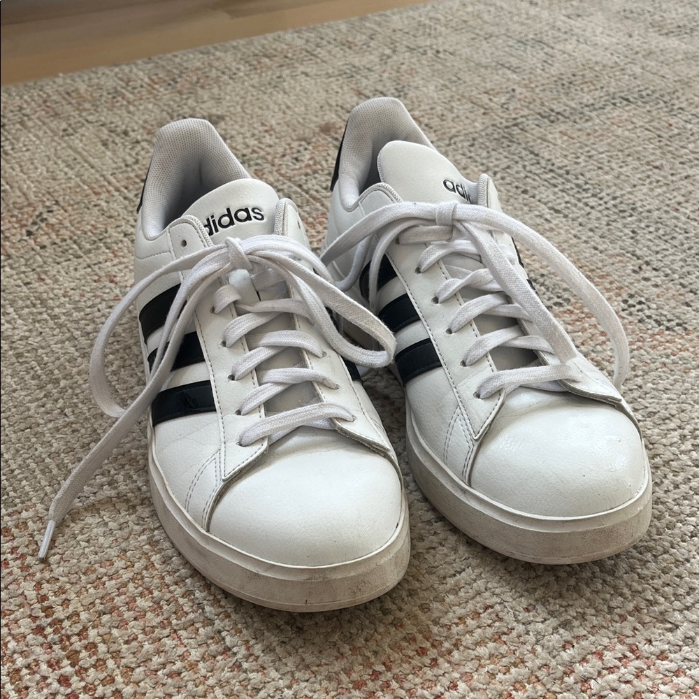 Adidas Women’s Classic White and Black Sneakers